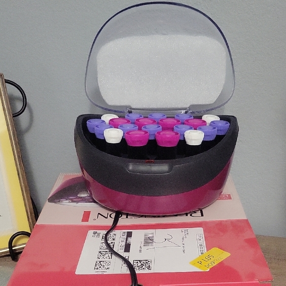 Remington Full size set, Hair curlers with Purple and Pink Rollers - Picture 1 of 3